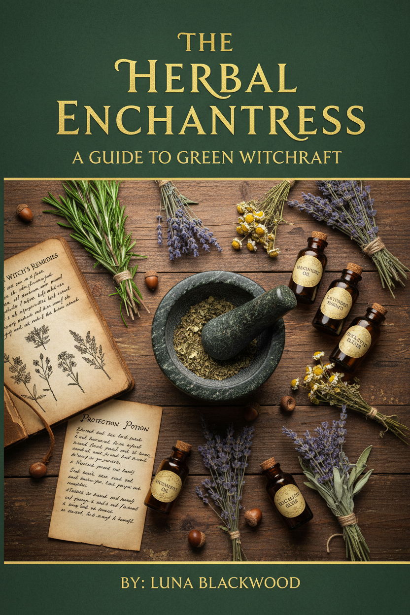 The Green Witch's Herbal nonfiction witchcraft ebook cover