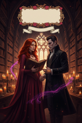 The Dark Grimoire witch vampire romance ebook cover