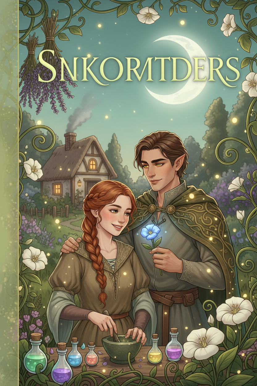 Thyme & Thorns cottage witch romance ebook cover